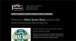 Desktop Screenshot of morrobaybarbershop.com